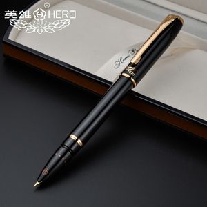 Stylos plume Hero authentique 1079 stylo ultrafin 0,38 mm étudiants bureau boîte cadeau d'affaires noir rose jaune bleu livraison gratuite T200115