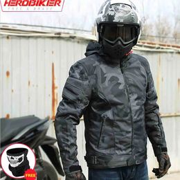 HEROBIKER vestes de Moto hommes veste de course de Motocross respirant Moto équitation Waterfroof Moto vêtements réfléchissants Winproof 240122