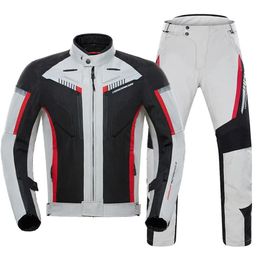 HEROBIKER veste de Moto imperméable homme veste de course pantalon de Moto portable veste de Moto avec Protection EVA 240227