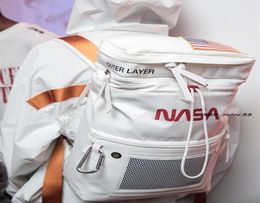 Heron Schoolbag 18SSS NASA CO Brage de marque Preston Backpack Men039s Ins New209B5479418