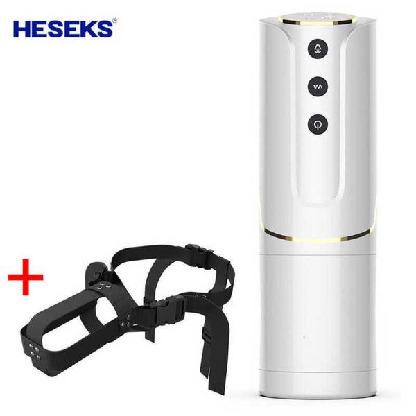 Heseks hommes masturbateurs pipe ont sangle adulte portable automatique électrique Masturbation tasse mains pour homme 18