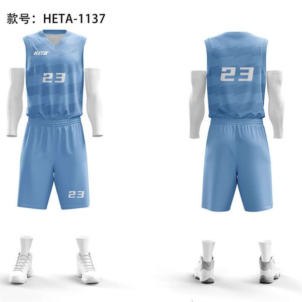 Heta Full Body Basketball Uniforme Groupe Vêtements d'entraînement pour garçons et filles