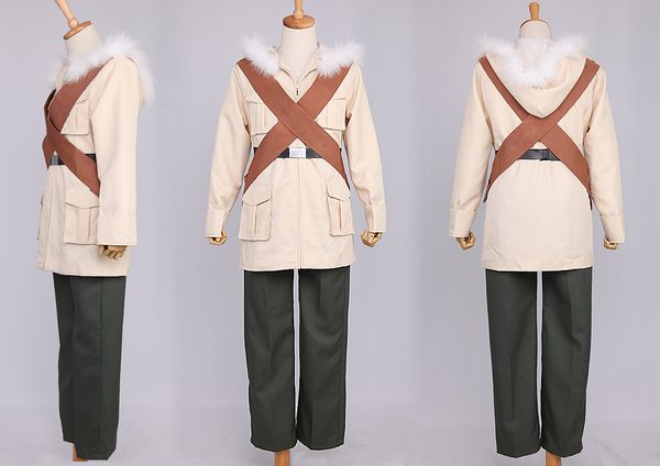 Hetalia Axis Powers Canada costume de cosplay uniforme militaire halloween