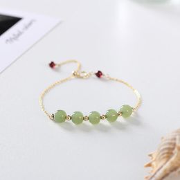 Tian jade armband meisjes zomer niche ontwerp gevoel lichte luxe vriendin sieraden