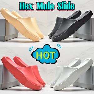 Hex Mules glijbaan Slippers ontwerper sandalen vrouwen mannen mode platform rubberen dia's slipper lopers pantoufle muilezel Eilish Black Celestial Gold SP heren strand sandaal