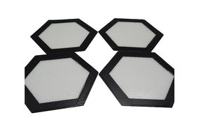 Forme hexagonale en gros slick Silicone fibre de verre Silicone Macaron tapis de cuisson tapis de cuisson plateau four pâte à rouler feuille de revêtement