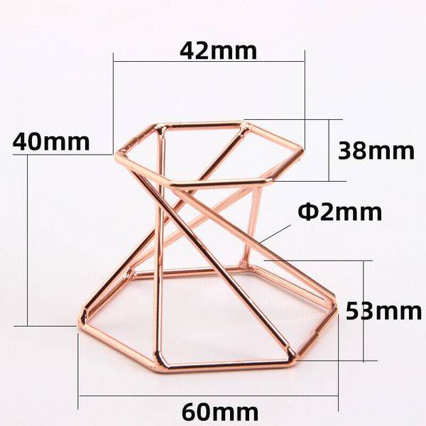 Soporte de bola de cristal con base de bola de cristal hexagonal