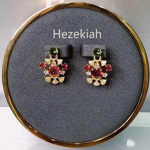 Hizkia S925 Sterling zilveren bloem oorbellen hoge kwaliteit aristocratische temperament dames oorbellen prom feest oorbellen superieure kwaliteit