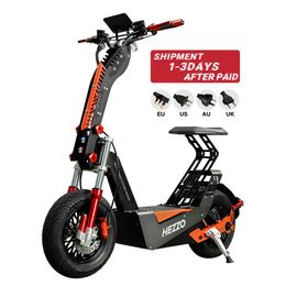 HEZZO F8 elektrische scooter opvouwbare escooter off-road kick scooter 8000W 72V 50AH 100 km/u 150 km 16 inch olieremmen krachtige elektrische scooter met stoel gratis verzending