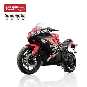 HEZZO M5 Moto livraison gratuite EBike cee 72 V 50AH 5000 w puissant course Moto électrique Lithium vitesse rapide Moto électrique Moto Electrica