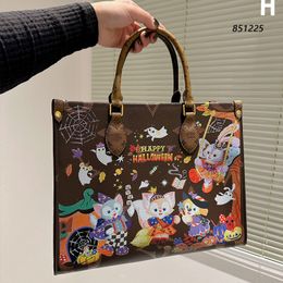 HH Designer Bag Femmes motif de lapin Sac Fourre-tout Sacs à main Monogrammes ONTHEGO GM MM Sac à main en cuir véritable Sac à main Sac fourre-tout Épaule Bandoulière Femme sac à dos