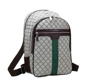 HH Luxurys Ontwerpers Ophidia Canvas Rugzak Dames en heren Dubbele G-tassen Mode PU-leer Crossbody Handtas Rode en groene rugzakken Schoudertas