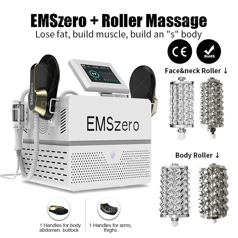 HI-EMT Electromagnetic EMSSLIM RF And Roller Fat Removal Slimming Equipment Emszero NEO RF Muscle Stimulation Body Machine