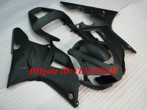 Hi-Grade Motorfiets Fairing Kit voor Yamaha YZFR1 98 99 YZF R1 1998 1999 YZF1000 ABS All Matte Black Backings Set + Gifts YS13