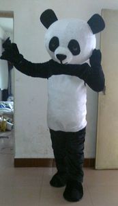 Costume de mascotte de Panda adulte de personnage de dessin animé de haute qualité à vendre, costume de mascotte de déguisement pour la fête