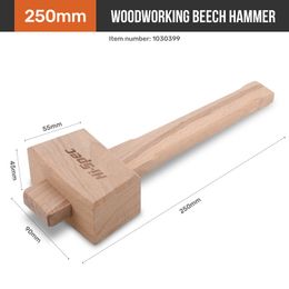 Hi-spec mini houten hamerballen speelgoed pounder vervangen houten hamers baby 3D bakgereedschap 250 mm voor houtbewerking