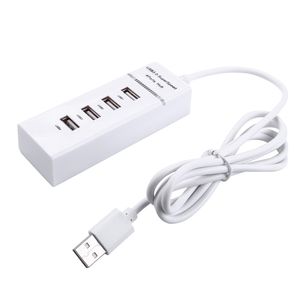 Hi-Speed ​​4 Port USB 2.0 Multi hub Splitter Splitter Splitter pour ordinateur portable PC Adapter hub Haute vitesse USB 2.0 HUB Port USB USB