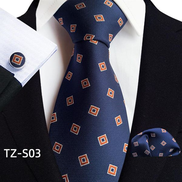 Hi-Tie-Conjunto de corbata de seda para hombre, corbatas y pañuelos florales de oro amarillo, conjunto de gemelos, traje de fiesta de boda, corbata de cuello a la moda C-3220c