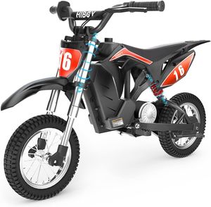 HIBOY DK1 36V Électrique Dirt Bike Kids 300W Motorcycle électrique Rocket Dirt Red