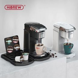 HiBrew Filter Coffee Machine Brewer voor Kcup Capsule Ground Tea Maker Water Dispenser Single Serve 240423