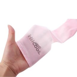 Hicool Refroidissement Manches Unisexe Sport Sun Block Anti UV Protection Manches Conduite glace soie Bras Manches Cool Cuff Sleeve Covers