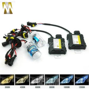 Kits de xenón para automóvil HID 1 par 55W HID Kit de conversión de xenón para faros delanteros de automóvil HID Reemplazo automático Xenón H3 H4-1 H7 H9 H11 H8 H1 9005 9006 880 881 HB3 HB4 LF LF