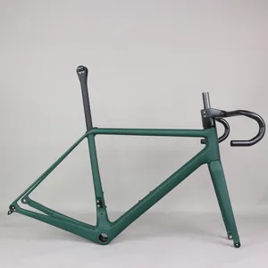 Hidden Cable Disc Rem Road Bike Frame FM639 BB86 Press Fit Full Toray T1000 Max Tyre 700X28C Aangepaste verf