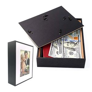 Verborgen veilige privé geld doos fotolijst nep zicht geheime voorraad kan container verbergen opslag belangrijk itembestand besparen geld 240411