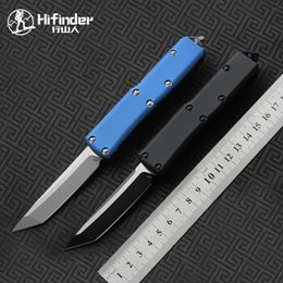 Versión Hieinder 85 Hoja de cuchillo: D2, Mango: 6061-T6 Aluminio (CNC) T/E, D/E. Cuchillos de supervivencia para acampar al aire libre Herramienta EDC, venta al por mayor