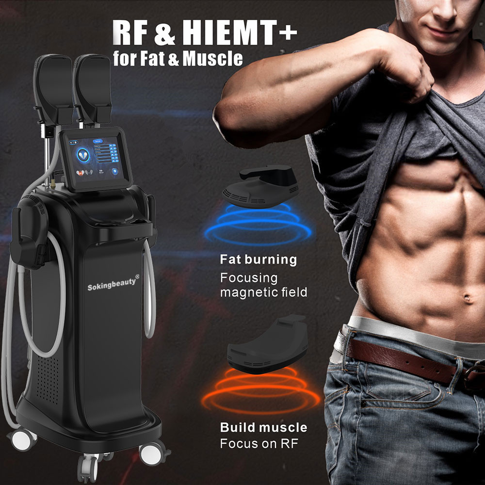 HIEMS Emslim Neo 4 Handles RF Slimming Machine HI-EMT TESLA Body Shaping EMS Build Muscles Sculpting Muscle Stimulator WeightLoss Beauty Salon Equipment