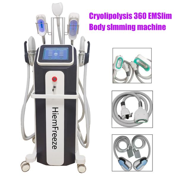 HIEMT BodySculpting Emslim Machine 7 Tesla bâtiment musculaire graisse réduire cryothérapie perte de graisse corps frais 2 en 1 Cryo outil