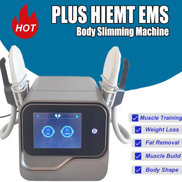 HIEMT poignées corps EMSlim minceur Machine perte de poids dissolvant de graisse stimulateur électrique EMS Technique de remise en forme RF construire équipement de beauté musculaire