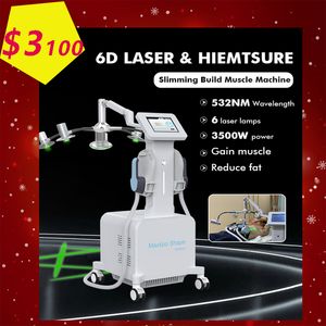 Hiemt Lipo laser 2 in 1 maxlipo coole lasers emslim neo emshape gratis koude behandeling riem machine systeemkosten spieroefening roterend 360 technologie 6d professioneel