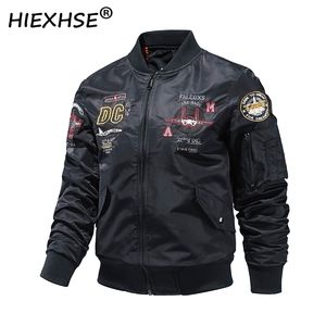 HIEXHSE hommes moto veste automne hiver hommes Faux cuir PU s décontracté broderie motard manteau fermeture éclair polaire 211126