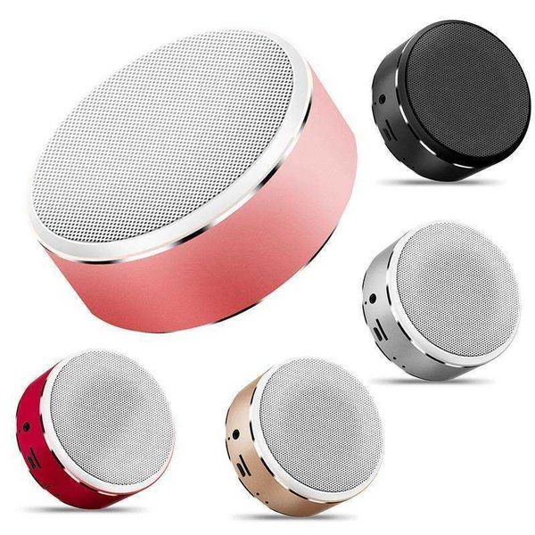 Hifi Coloré Métal Mini Haut-Parleur Bluetooth Portable Sans Fil Musique Hifi Bluetooth Audio Récepteur Appel Fm t pour Smartphone Voiture Audio Dhl Navire De Voiture