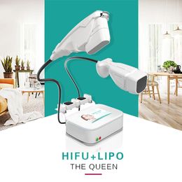 Máquina de ultrasonido para el cuidado de la piel HIFU Estiramiento facial Eliminación de arrugas Dispositivo Liposonix Adelgazamiento corporal Pérdida de peso Disolución de grasa Sistema liposónico