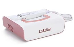 Hifu Gerichte Ultrasone RF Gezichtsliftmachine Anti-aging Aanscherping Verwijder Gezicht Oog Hals Rimpel Dubbele Kin V Gezicht Afslanken9527970