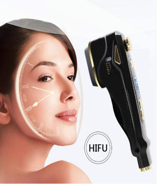 HIFU POUR Utilisation à domicile RF Ultrasonic RF Antifiage Skin Louting Facial Machine Focus FocusSound Skin Rethanding Reckinking Device8338260