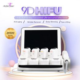 HIFU Hifu Echografie Machine Facelift Rimpel Verwijderen Anti Aging Huidverstrakking Apparaat voor Gezicht en Lichaam Salon Gebruik