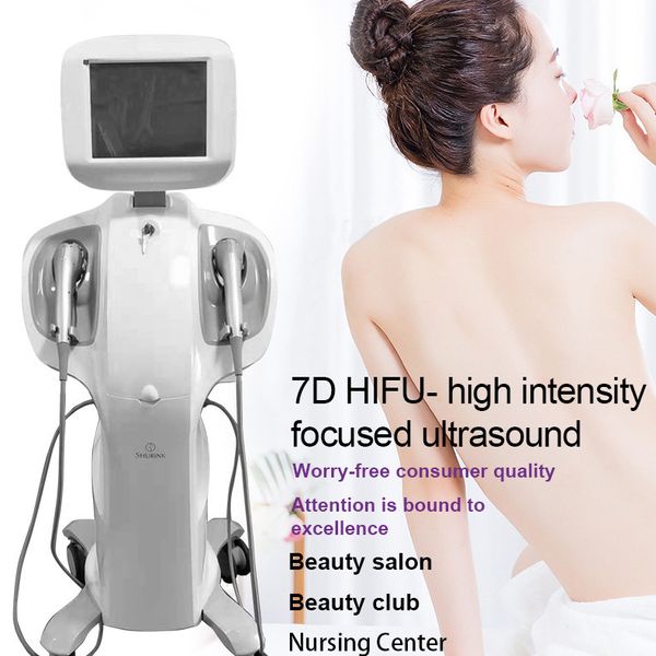 Hifu Machine 7d dispositif anti-rides de levage du visage dispositif à ultrasons focalisé de haute intensité équipement de salon de beauté machine faciale