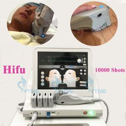 Machine à ultrasons HIFU équipement de beauté lifting anti-âge peau serrant 5 cartouches pour le visage et le corps