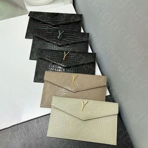 Portefeuille de créateurs en cuir pour femmes portefeuille de crayons de luxe pour femmes concepteurs de cartes de chaîne de lettres de bourse de bourse de bourse recto verso holdholder carteras carteras