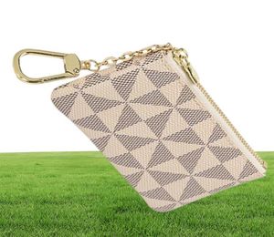 Hig Quality Luxury Design Portable Key P0uch portefeuille classique manwomen Coin Purse Chain Sac avec sac à poussière et cadeau cadeau 4264527