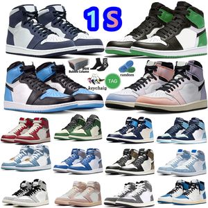 High 1 1s Men Basketball schoenen voor vrouwen Skyline Mocha Lucky Green University Black Toe UNC gewassen Heritage Zwart Witte cement Mens Trainers Sportsneakers