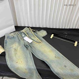 Hoge 1 gewassen jeans dames mm6 broek correcte versie rechte high-end kleding margiela 1cor