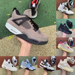 High 4 Men Women Basketball Shoes 4S University Blue Fire Red White Sail Union Guave Ice Mens Sneakers Black Cat Cactus Jack Tattoo Cool Cool