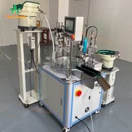 Hoge nauwkeurigheid 510 Cartridge Automatische vloeistofvuller Elektronica 0,5 ml 1 ml 2 ml Farmaceutische essentiële olie -fabrikant Klein flesvulmachine