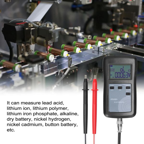 Alta precisión rápida YR1035 Instrumento de prueba de resistencia interna de batería 100V Group de vehículos eléctricos 18650