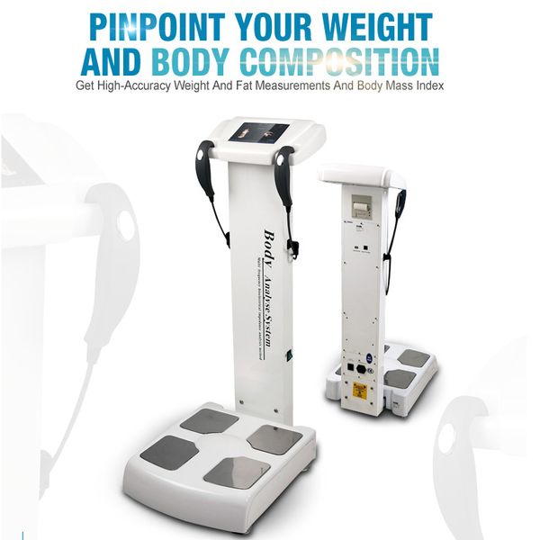 Analizador de elementos corporales de control de grasa de impedancia bioeléctrica multifrecuencia de alta precisión Máquina de prueba de índice de nutrición de peso IMC para evaluación de salud