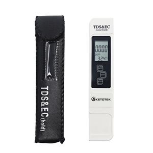 Haute précision TDS METER TESTER DIGITAL PORTABLE PHETTER TESTER TDDEC LCD PURITY PPM PALLE FILTRE Aquarium Aquarium